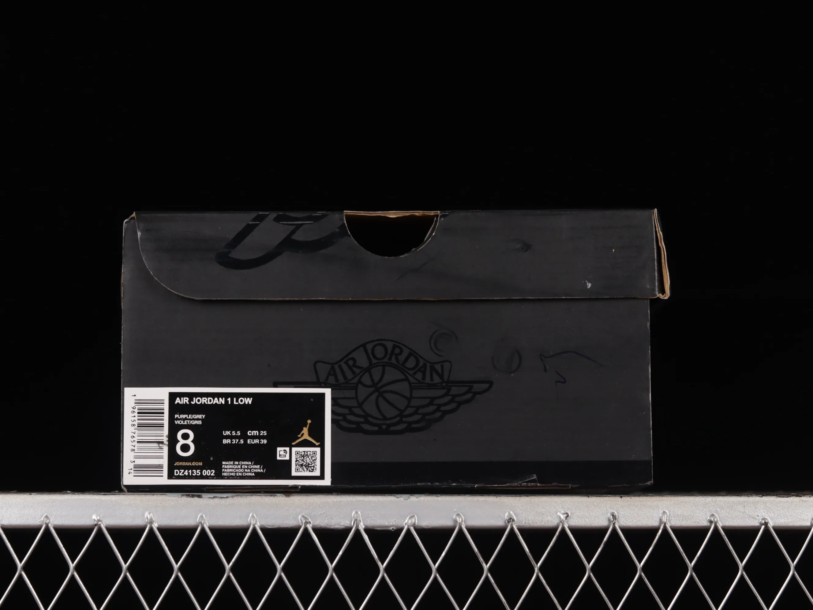 All Categories Air Jordan Jordan Series Basketball Shoes Air Jordan 1 Low Z Edition Air Jordan 1 Low AJ1 Joe 1 Mi White Purple Retro Culture Leisure Sports Shoes DZ4135-002